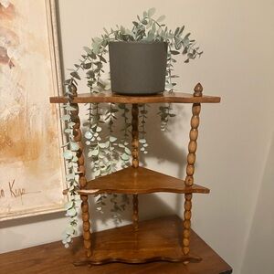 2 / $35 VINTAGE Petite Corner Shelf